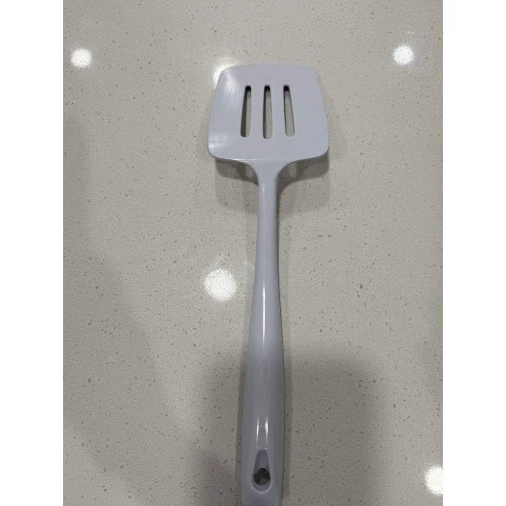Good Cook Melamine‎ Ware Vintage Wide 3 Slotted Spatula Turner JP-624 White 12